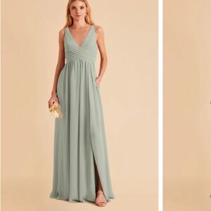 Birdy grey Laurie empire dress (sage)